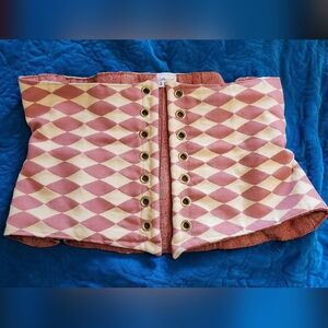 DITD Damsel In This Dress Wench Corset Size 39 Plus Size Orange